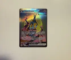 Pokemon TCG Iron Crown ex 206/162 SV05 Temporal Forces Hyper Rare Holo EN - Image 2