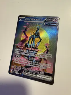 Pokemon TCG Iron Crown ex 206/162 SV05 Temporal Forces Hyper Rare Holo EN - Image 3