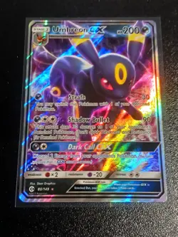 Pokemon TCG Umbreon GX 80/149 Sun & Moon Base Set Holo - FAST SHIPPING! - Image 1