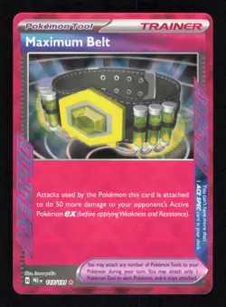 Maximum Belt 117/131 Holo Prismatic Evolutions Pokemon Near Mint - Image 1
