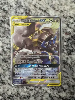 Pokemon Lucario & Melmetal GX TAG TEAM SM192 SM-P Sun & Moon Promos Holo MINT - Image 1