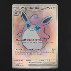 Pokemon TCG Card Wigglytuff 187/165 Scarlet & Violet 151 Ultra Rare - NM - Image 1