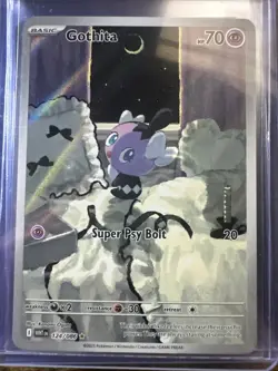 Gothita 121/086, Illustration Rare, White Flare, Full Art Holo, Pokemon TCG, NM - Image 1