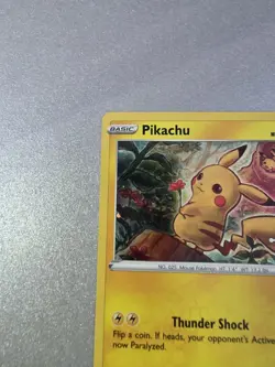 Pokemon Pikachu Holiday Calendar Black Star Holo Promo SWSH153 NM - Image 2