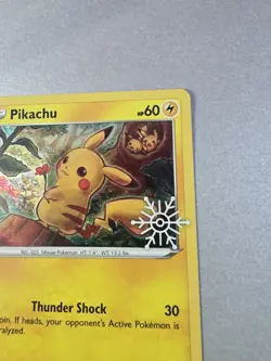 Pokemon Pikachu Holiday Calendar Black Star Holo Promo SWSH153 NM - Image 3