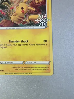 Pokemon Pikachu Holiday Calendar Black Star Holo Promo SWSH153 NM - Image 4