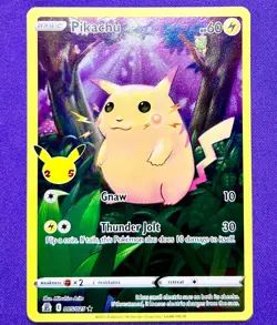 Pikachu 005/025 Full Art Holo | Celebrations | 2021 Pokemon TCG Card | NM - Image 1