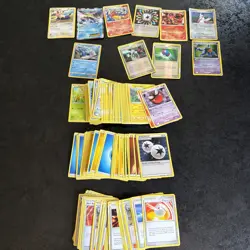 Bundle Of 140 Pokemon Cards From 2017 - Image 1