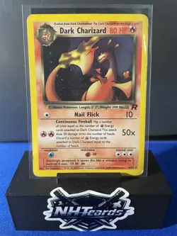 Dark Charizard Team Rocket 4/82 Holo Rare English 1999 HP - Image 1