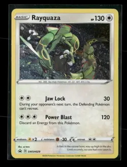 Rayquaza SWSH029 Holo Sword & Shield Promo NM/M Pokemon - Image 1