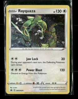 Rayquaza SWSH029 Holo Sword & Shield Promo NM/M Pokemon - Image 1