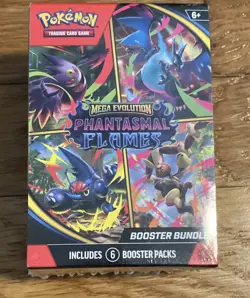 Pokemon TCG Mega Evolution Phantasmal Flames Booster Bundle -6 packs - Image 1