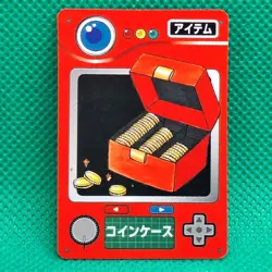 Coin Case Bandai Carddass Zukan Chip Shooter 2 Vending Pokemon Mini Card LP - Image 1