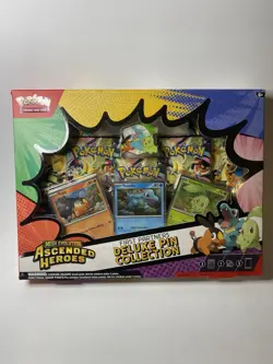 Pokemon TCG Ascended Heroes Deluxe Pin Collection Box NEW- FACTORY SEALED - Image 1