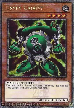 YUGIOH MP24-EN014 Yellow Gadget Quarter Century Secret Rare 1st Edition NM - Image 1
