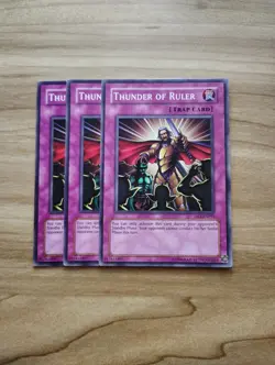 Yu-Gi-Oh! - Thunder Of Ruler 3X - Full Playset - Image 1