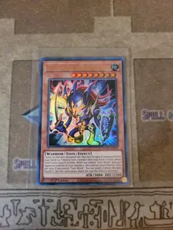YUGIOH TOON BLACK LUSTER SOLDIER TOCH-EN001 ULTRA 1ST ED NM - Image 1