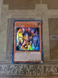 YUGIOH TOON BLACK LUSTER SOLDIER TOCH-EN001 ULTRA 1ST ED NM - Image 2