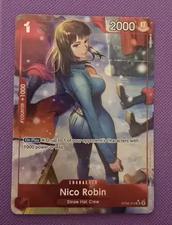 Nico Robin (Full Art) OP05-010 Premium Booster The Best Foil English - Image 1