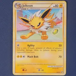 Jolteon 28/90 - Undaunted - Uncommon Pokemon Card - NM - Image 1