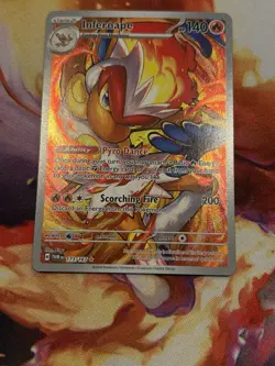 Infernape Twilight Masquerade Illustration Card 173/167 Rare NM Condition - Image 1