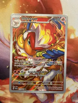 Infernape Twilight Masquerade Illustration Card 173/167 Rare NM Condition - Image 2