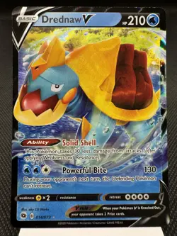 Drednaw V 014/073 - Ultra Rare - SWSH Champions Path Pokemon Card MINT - Image 1