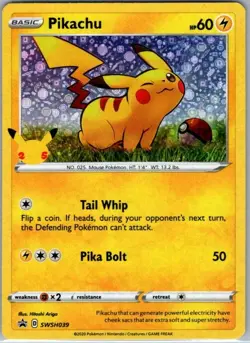Pikachu - (General Mills) SWSH039 Promo Miscellaneous Cards & Products LP - Image 1