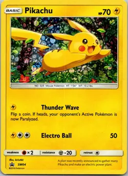 Pikachu - (General Mills) Holo Promo Miscellaneous Cards & Products SM04 NM - Image 1