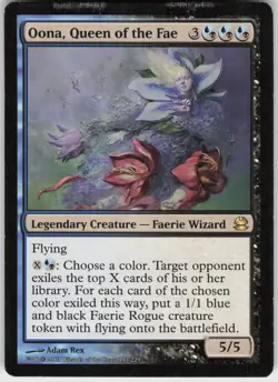 Oona, Queen of the Fae Modern Masters Rare Magic: The Gathering MP - Image 1
