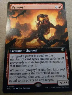 Pyrogoyf - (Extended Art) Commander: Modern Horizons 3 Regular - Mtg - Image 1