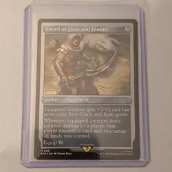 MTG Assassin's Creed Sword of Feast and Famine foil etched 0261 - Image 3