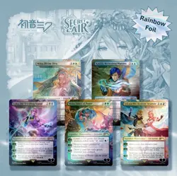 Magic the Gathering Secret Lair Hatsune Miku Electric Entourage ENGLISH FOIL NEW - Image 1