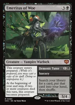 MTG Emeritus of Woe // Demonic Tutor [SOS] #80 en - Image 1