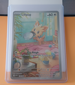 Lillipup 154/086 Illustration Rare - White Flare - Pokemon TCG - Near Mint - Image 1