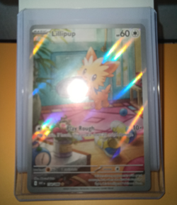 Lillipup 154/086 Illustration Rare - White Flare - Pokemon TCG - Near Mint - Image 2