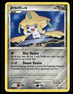 Jirachi 31/146 Legends Awakened Rare Pokemon - Image 1