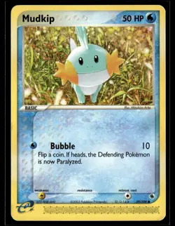 Mudkip 59/109 Ruby & Sapphire Common Pokemon - Image 1