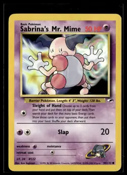 Sabrina's Mr. Mime 94/132 Gym Heroes Common Pokemon - Image 1