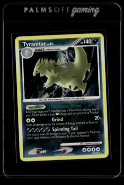 Tyranitar 30/100 Stormfront Holo Rare Pokemon - Image 1