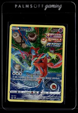 Deoxys GG12/GG70 Crown Zenith Galarian Gallery Trainer Gallery Rare Holo Pokemon - Image 1