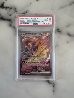 Pokemon Ewige Rivalen Team Rockets Lavados EX Sir 229/182 Mint PSA10 - Image 1