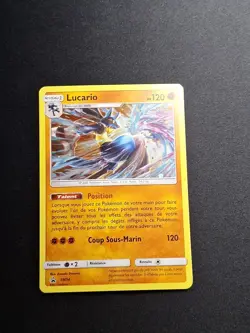 SWIRL HOLO Lucario SM54 Promo Carte Pokemon FR - Image 1