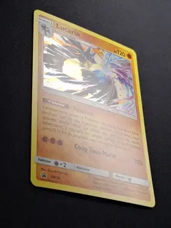 SWIRL HOLO Lucario SM54 Promo Carte Pokemon FR - Image 3