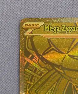 Mega Zygarde EX 124/088 Gold Hyper Rare Perfect Order - Pokemon TCG - Image 2