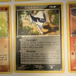 Pokemon TCG Absol 18/110 Grumpig Electabuzz 28/115 9-Card Lot early 2000s - Image 2