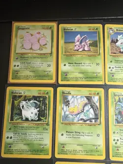 Lot Of 10 Pokemon Cards Grass Type-Base 2, Base, Fossil, Jungle, 1st NM-Moderate - Image 4