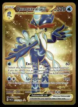 Pokemon Cards Quaquaval ex 273/193 Paldea Evolved Hyper Rare NM - Image 1