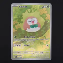 Pokemon TCG Card Rowlet 090/088 Perfect Order Illustration Rare - NM - Image 1