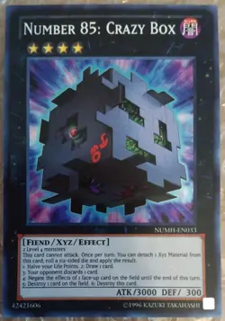 YuGiOh Card - (NM) Number 85 Crazy Box NUMH-EN033 - Super Rare NM Unlimited - Image 1